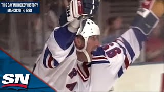 The Great One Wayne Gretzky Scores His Final NHL Goal  This Day In Hockey History [upl. by Cecilio]