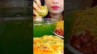 Panipuri Challenge Itni sari 🙄🤷🏻‍♀️😢 Food challenge shoshouytshorts youtubeshorts [upl. by Sidalg858]