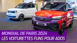 Mondial de l’Auto 2024 Les VOITURES sans permis font le SHOW [upl. by Kristyn]