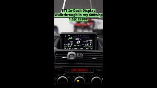 Discover BTI Display Features on my 600whp 15JZ IS300 [upl. by Nywled878]