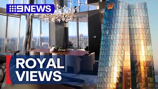 A look inside a twolevel penthouse in Sydney’s Crown Hotel  9 News Australia [upl. by Bartolome]