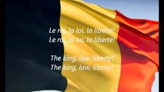 Belgian National Anthem  quotLa Brabançonnequot FRDENLEN [upl. by Solracnauj720]