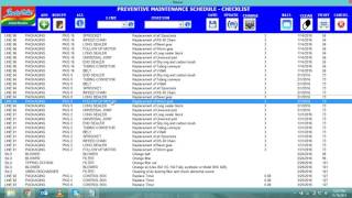 1 Preventive Maintenance Schedule UI module using Excel Vba [upl. by Ttezil351]