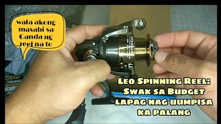 Murang Leo Spinning Reel and Proberos braid Line Unboxing amp Field Test Sulit na sulit [upl. by Aronle471]