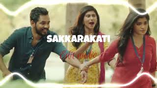 Sakkara katti Rasathi Lyrical Karaoke [upl. by Ainattirb142]