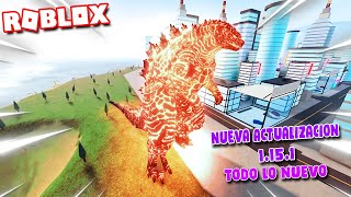 NUEVA ACTUALIZACIÓN THERMONUCLEAR GODZILLA REMODEL en KAIJU UNIVERSE ROBLOX [upl. by Zolnay]