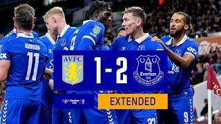 EXTENDED CARABAO CUP HIGHLIGHTS  Aston Villa 12 Everton [upl. by Allina]