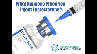 What happens when you inject testosterone trt testosterone testosteronereplacementtherapy [upl. by Ahsratal]