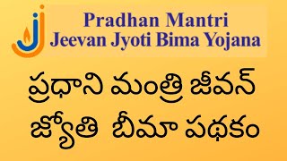 Pradhan Mantri Jeevan Jyoti Bima Yojana Scheme in Telugu [upl. by Dwight595]