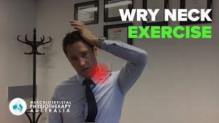 Wry Neck Exercise [upl. by Tillo]