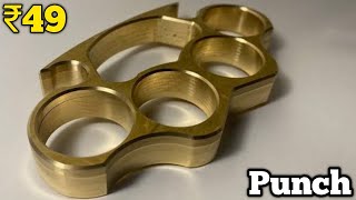 Self Defence Hand Ring Punch Unboxing amp Testing [upl. by Vassili]