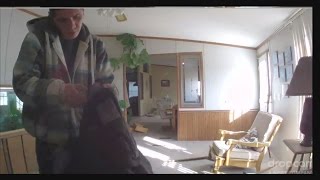 Video Burglar caught on camera while homeowner watches [upl. by Esnahc]