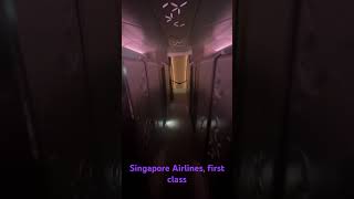 first class Singapore airline [upl. by Nonahs35]