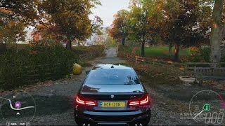 BMW M5 F90  ASTMOOR TO EDINBURGH  FORZA HORIZON 4 STEERING WHEEL [upl. by Haley597]