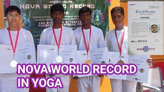 NOVA WORLD RECORD KURMASANA YOGATortoise pose for 78 secoundGRENNVALLEY SCHOOL [upl. by Otreblada669]