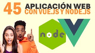 45  Aplicación web con Vue y Node  Diseño del login [upl. by Clark66]