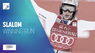 Petra Vlhova SVK  Winner  Womens Slalom  Kranjska Gora  FIS Alpine [upl. by Yumuk]