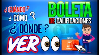 🔴BOLETA DE CALIFICACIONES SEP 20192020  CÓMO CUÁNDO Y DÓNDE VER  IDEA MOTIONS MX [upl. by Acirrej]