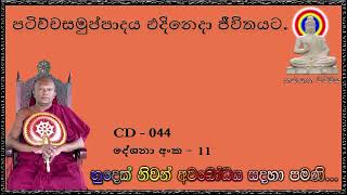 පටිච්චසමුප්පාදය එදිනෙදා ජීවිතයට  Ven Waharaka Abayarathanalankara Himi Bana [upl. by Worlock]