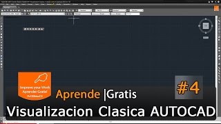 AutoCAD 2015 Tutorial Basico Starter 04  Visualizacion Clasica  Classic view on autocad 2015 en HD [upl. by Nnylasor]