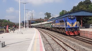 Drutojan Express First Time Run with Chines Coaches  758 Down  Trains of BD [upl. by Moberg]