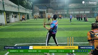 Live Cricket Match  Casa Warriors vs Turf Smashers  05Dec24 0855 AM 8 overs  7am Winter Cup 4 [upl. by Nabois]