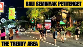 Bali Seminyak Night Street Walk Today Seminyak Nightlife Video Vlog [upl. by Spielman563]