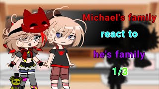 °○°•●•Michaels family react to the afton familygacha13afton family fnaf•●•°○° [upl. by Akinom]