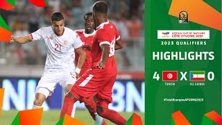 Tunisia 🆚 Equatorial Guinea  Highlights  TotalEnergiesAFCONQ2023  MD1 Group J [upl. by Eniagrom]