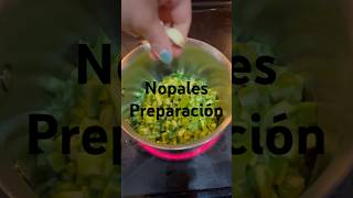 Paso 1 Preparación de Nopales no aceite cooking healthy cocinarsano lizvidasana nopales [upl. by Irneh]