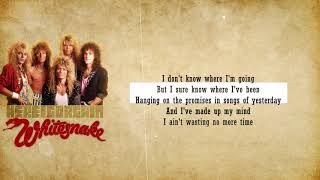 here i go again  whitesnake lyrics [upl. by Georgine]