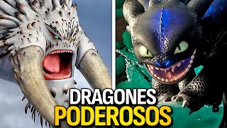 Los 10 DRAGONES Más Poderosos en Cómo Entrenar a tu Dragón [upl. by Aihsekram909]