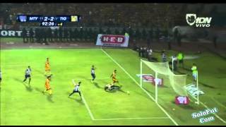 Monterrey vs Tigres 22 Cuartos de Final Copa Mx Goles y Penales [upl. by Yesdnik]