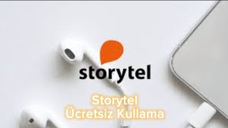 Storytel Ücretsiz Kullanma  Storytel Sesli Kitap [upl. by Hunfredo]