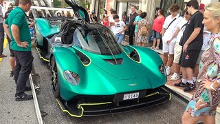 FERNANDO ALONSO Driving His NEW Aston Martin VALKYRIE through the Streets of Monaco [upl. by Innis]