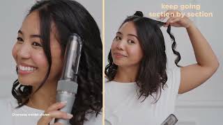 Watch How Easy It Is To Creates Soft Natural Curls with the VS Sassoon Curl Secret [upl. by Attoynek88]