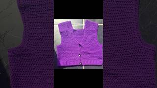 Crochet Vest 😍💜 crochet crocheting vest handmade madewithlove purple knitting knit lagos [upl. by Feigin]