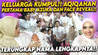 YANG DINANTIKAN BEGINI SUASANA DAN KESERUAN BABY AZURA SAAT AQIQAHAN POTONG RAMBUT PERTAMA [upl. by Sanchez]