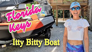 Sea Doo Switch mini pontoon in the FL Keys Perfect sandbar boat [upl. by Ised]