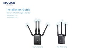 Wavlink Universal WiFi Range Extender Installation Guide WLWN575A3WLWN575A2 [upl. by Ulphia]