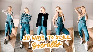 How to 10 ways I style my overalls [upl. by Roman]