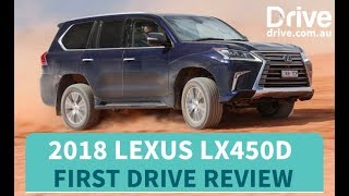 2018 Lexus 450d First Drive Review  Drivecomau [upl. by Atiuqiram]