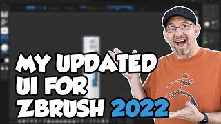 3DCW Updated ZBrush UI 2022 [upl. by Idnis280]