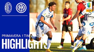 MILAN 12 INTER  U19 HIGHLIGHTS  CAMPIONATO PRIMAVERA 1 TIM ⚽⚫🔵 [upl. by Lehte656]