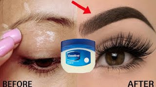 How to apply vaseline on eyebrows and eyelashes overnight  Vaseline petroleum jelly uses [upl. by Eerpud394]