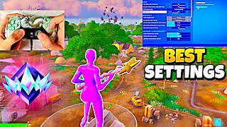 Fortnite PS5 Ranked Handcam Gameplay  BEST Controller Linear SETTINGS [upl. by Ahsimek]