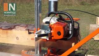 Mill Your Own Boards  EasytoUse UltraPortable amp Very Affordable PortaMill Chainsaw Sawmill [upl. by Kyla]