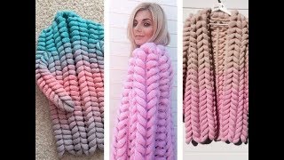 Кардиган Шиншилла Спицами  2019  Cardigan Chinchilla  Strickjacke [upl. by Ellak]