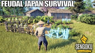 Very Promising New Survival Game  Sengoku Dynasty Gameplay  Part 1 [upl. by Nylcaj]