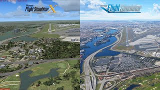 Airport Scenery FSX vs FS2020  Microsoft Flight Simulator 2020 [upl. by Anasiul]